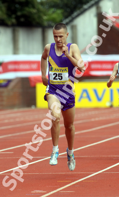 Liam Ayton (Durham) 800 metres Senior Boys, 2011 Aviva English Schools' 81st Track and Field Championships , Gateshead International Stadium